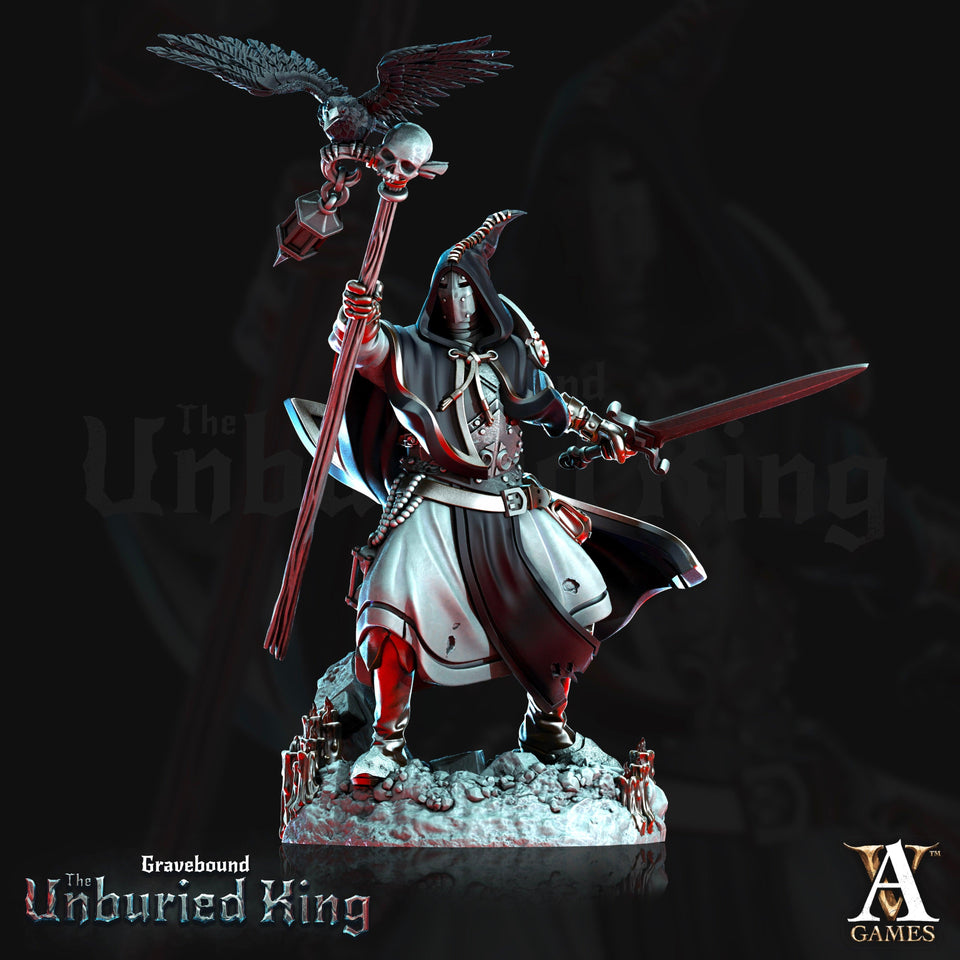 3D Printed Archvillain Games Morituri - Gravebound The Unburied King 28 32mm D&D - Charming Terrain