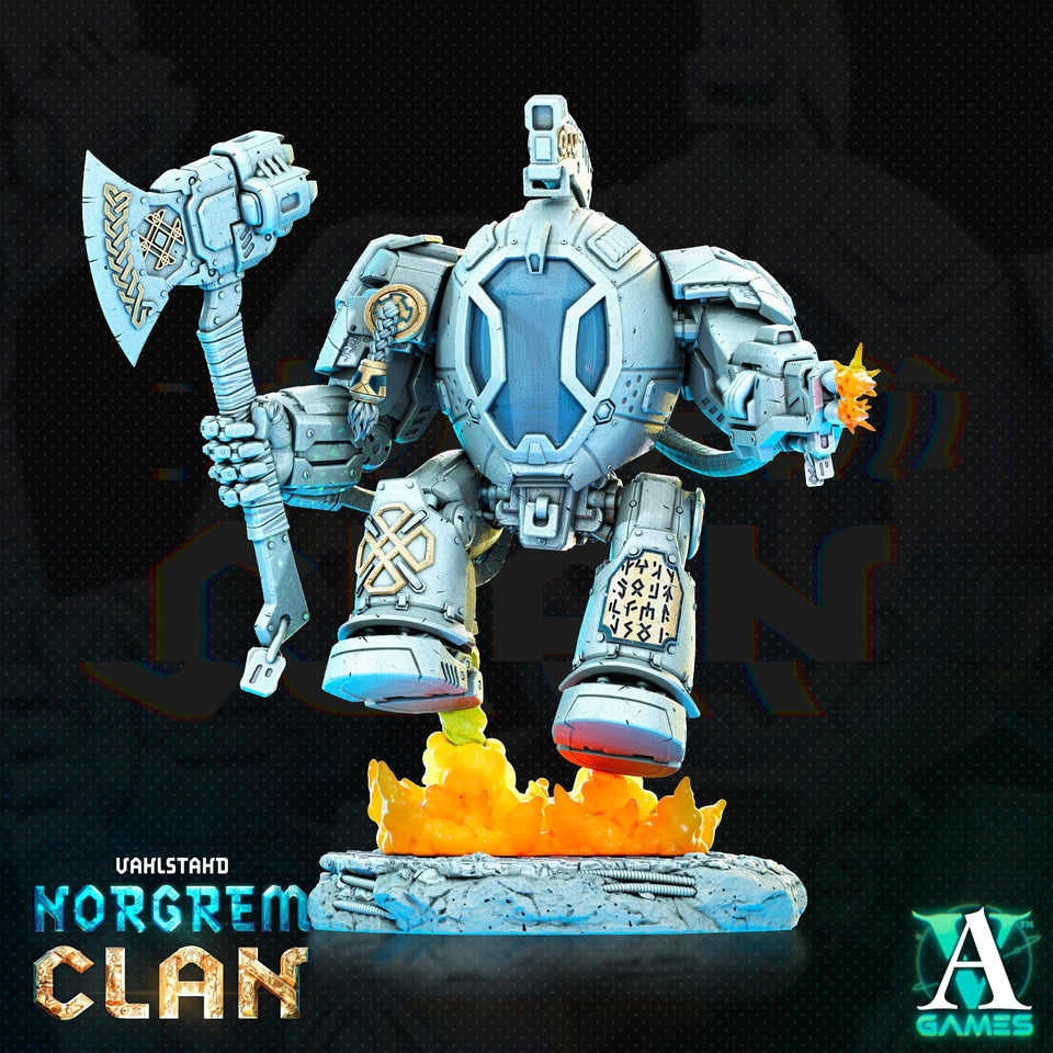3D Printed Archvillain Games Norgrem Ironclads Vahlstahd - Norgrem Clan 28 32mm D&D - Charming Terrain