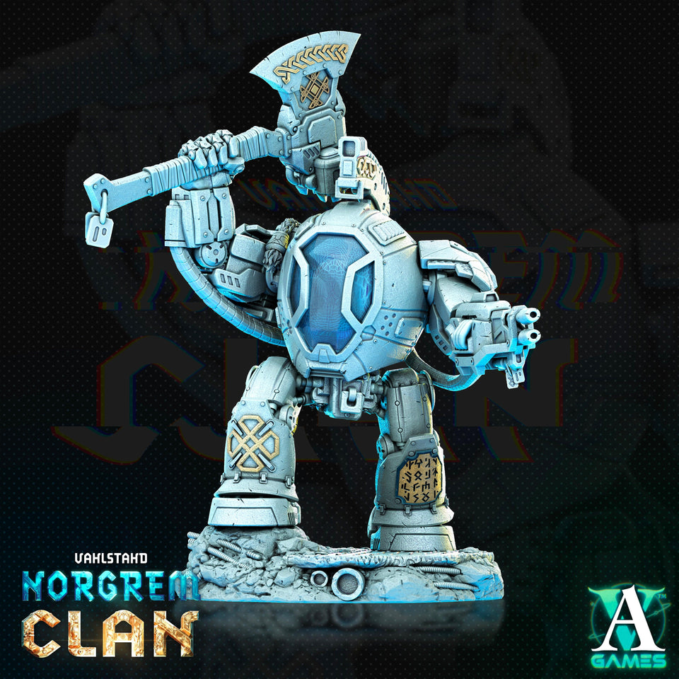 3D Printed Archvillain Games Norgrem Ironclads Vahlstahd - Norgrem Clan 28 32mm D&D - Charming Terrain