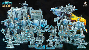 3D Printed Archvillain Games Norgrem Ironclads Vahlstahd - Norgrem Clan 28 32mm D&D - Charming Terrain