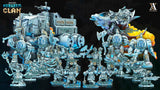 3D Printed Archvillain Games Norgrem Ironclads Vahlstahd - Norgrem Clan 28 32mm D&D - Charming Terrain