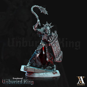 3D Printed Archvillain Games Ossefacti- Gravebound The Unburied King 28 32mm D&D - Charming Terrain