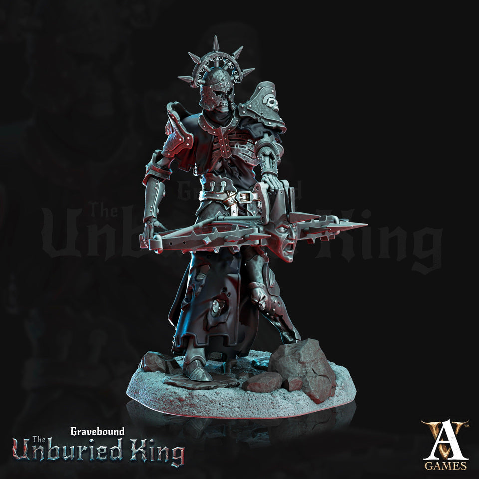3D Printed Archvillain Games Ossefacti- Gravebound The Unburied King 28 32mm D&D - Charming Terrain