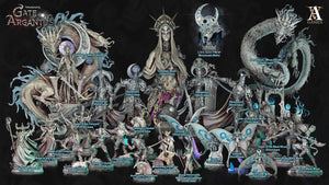 3D Printed Archvillain Games Penumbrus - Moon Herald Moondance - Gate to Argantos 28 32mm D&D - Charming Terrain
