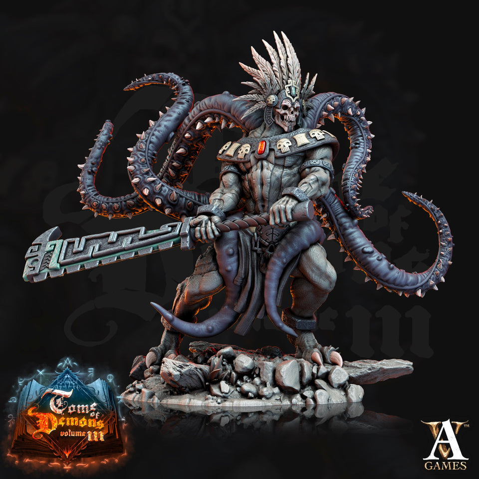 3D Printed Archvillain Games Qyintakla Abominations Tome of Demons 28 32mm D&D - Charming Terrain