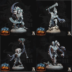 3D Printed Archvillain Games Qyintakla Corrupted Hunters Tome of Demons 28 32mm D&D - Charming Terrain