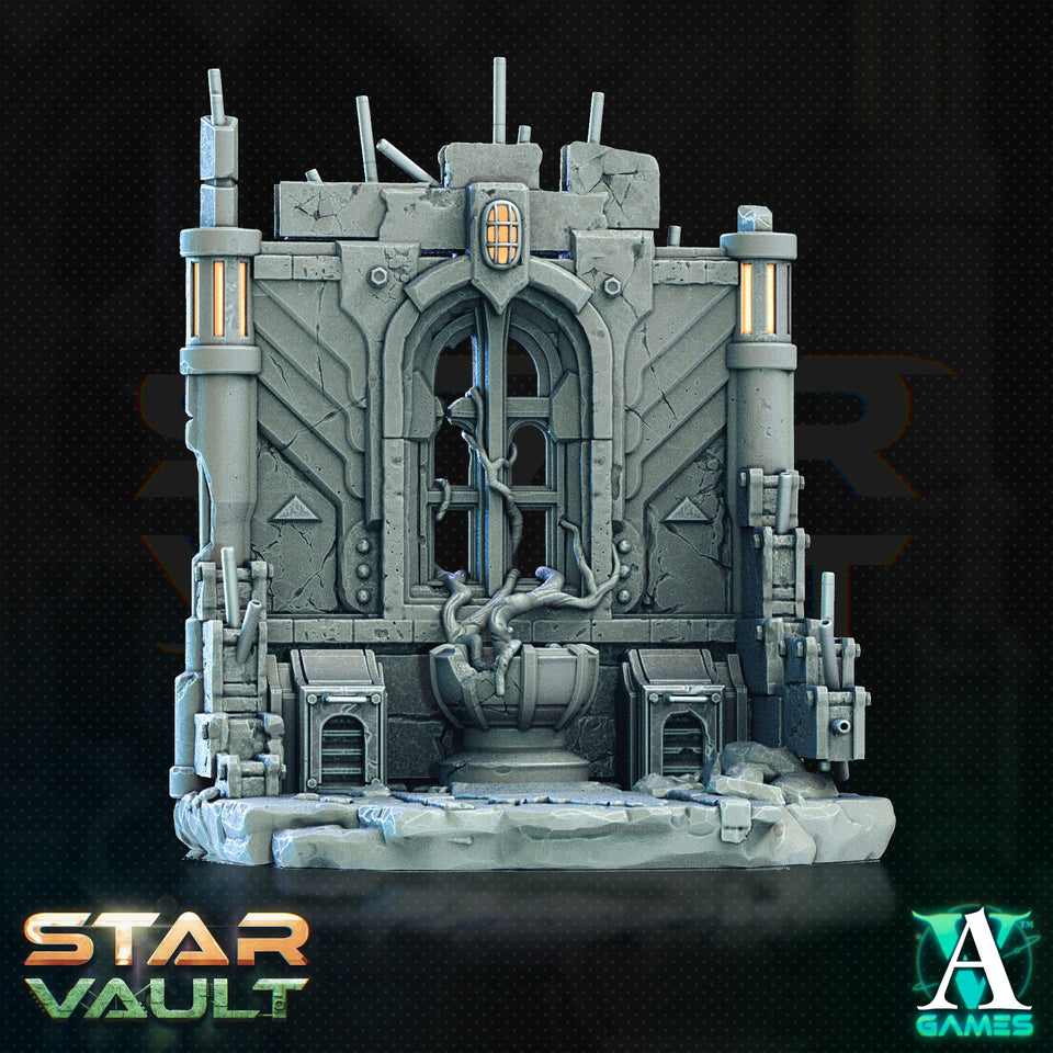 3D Printed Archvillain Games Sci-Fi Diorama The Star Vault 28 32mm D&D - Charming Terrain