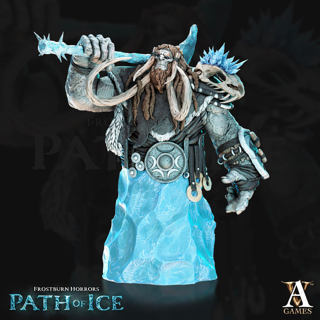 3D Printed Archvillain Games Soturi Bust Frostburn Horrors - Path of Ice 28 32mm D&D - Charming Terrain