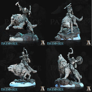 3D Printed Archvillain Games Susimia Icewarg Raiders Frostburn Horrors - Path of Ice 28 32mm D&D - Charming Terrain