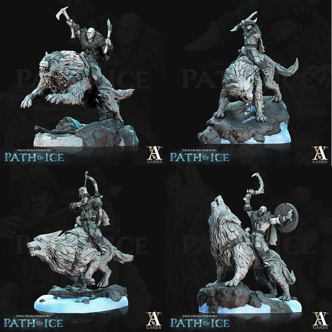 3D Printed Archvillain Games Susimia Icewarg Raiders Frostburn Horrors - Path of Ice 28 32mm D&D - Charming Terrain