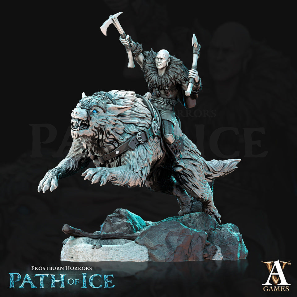 3D Printed Archvillain Games Susimia Icewarg Raiders Frostburn Horrors - Path of Ice 28 32mm D&D - Charming Terrain