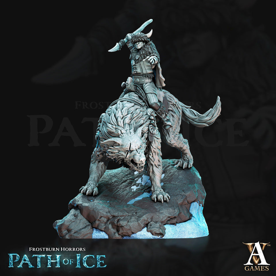 3D Printed Archvillain Games Susimia Icewarg Raiders Frostburn Horrors - Path of Ice 28 32mm D&D - Charming Terrain