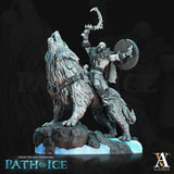 3D Printed Archvillain Games Susimia Icewarg Raiders Frostburn Horrors - Path of Ice 28 32mm D&D - Charming Terrain