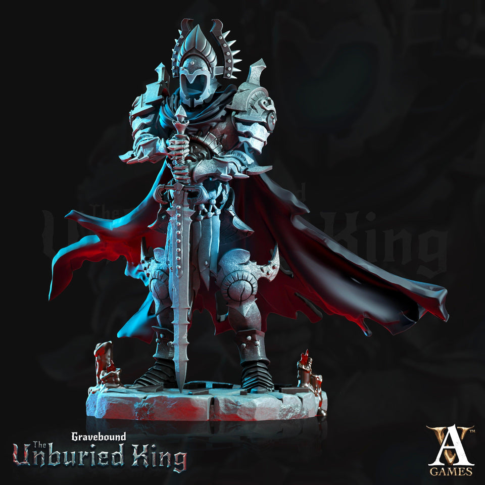 3D Printed Archvillain Games Tenebris Vessels - Gravebound The Unburied King 28 32mm D&D - Charming Terrain