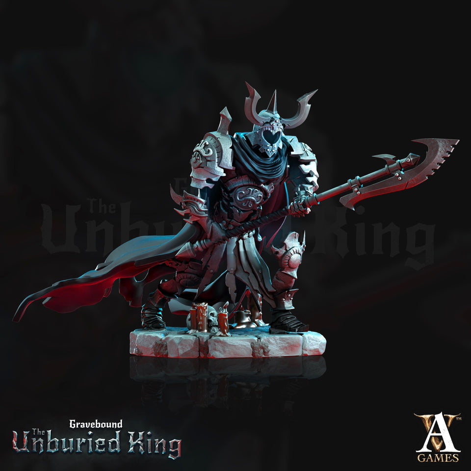3D Printed Archvillain Games Tenebris Vessels - Gravebound The Unburied King 28 32mm D&D - Charming Terrain