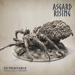 3D Printed Asgard Rising Ancient Spider Queen Gargantuan Model 32mm D&D - Charming Terrain
