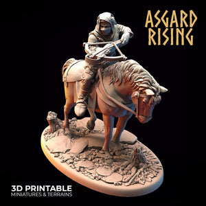 3D Printed Asgard Rising Bandit Riders Rogues Modular Warband 28mm - 32mm - Charming Terrain