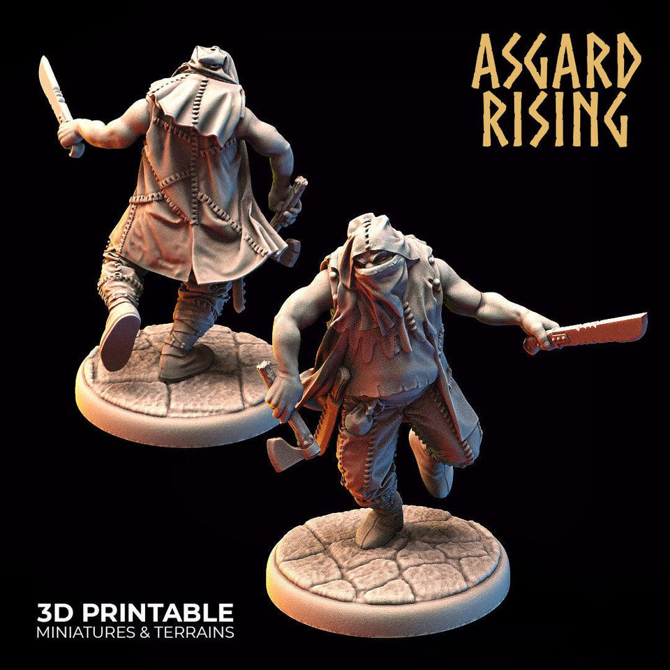 3D Printed Asgard Rising Bandit Rogues Modular Warband 28mm - 32mm Ragnarok D&D - Charming Terrain