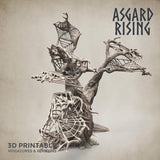 3D Printed Asgard Rising Dry Spider Forest Modular Set 32mm Ragnarok D&D - Charming Terrain