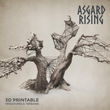 3D Printed Asgard Rising Dry Spider Forest Modular Set 32mm Ragnarok D&D - Charming Terrain