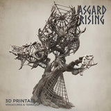 3D Printed Asgard Rising Dry Spider Forest Modular Set 32mm Ragnarok D&D - Charming Terrain