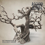 3D Printed Asgard Rising Dry Spider Forest Modular Set 32mm Ragnarok D&D - Charming Terrain