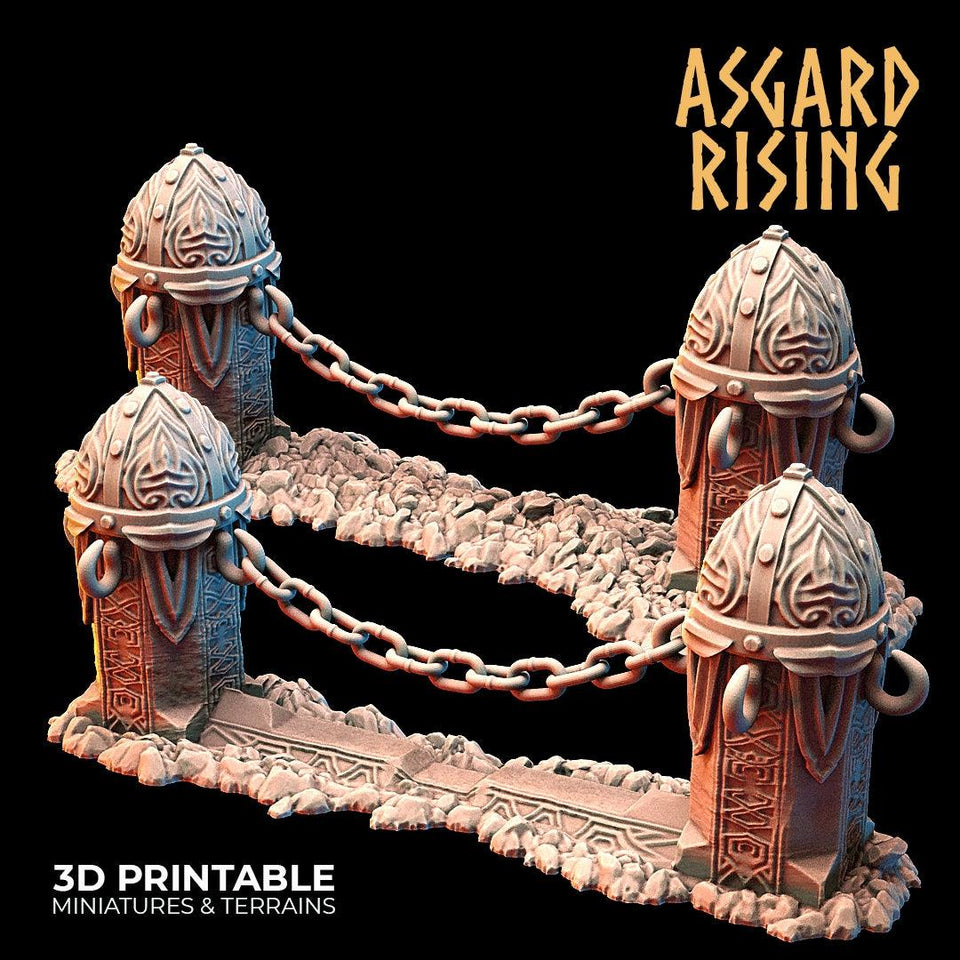 3D Printed Asgard Rising Dwarf Mountain Pass Fortress Entrance 28mm - 32mm - Charming Terrain