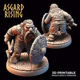 3D Printed Asgard Rising Dwarf Warrior Gambeson Modular Warband Set 28mm - 32mm - Charming Terrain