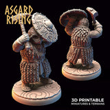 3D Printed Asgard Rising Dwarf Warrior Scale Armor Modular Warband Set 28mm - 32mm - Charming Terrain