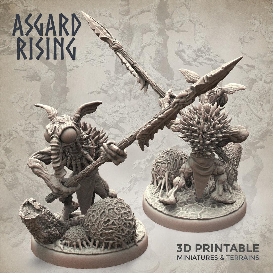 3D Printed Asgard Rising Forest Goblins Melee Set 28mm - 32mm Ragnarok D&D - Charming Terrain