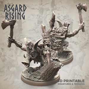 3D Printed Asgard Rising Forest Goblins Melee Set 28mm - 32mm Ragnarok D&D - Charming Terrain