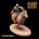 3D Printed Asgard Rising Medieval Calvary Set 28mm - 32mm Ragnarok D&D - Charming Terrain