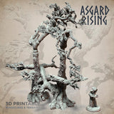 3D Printed Asgard Rising Oak Modular Forest Set 32mm Ragnarok D&D - Charming Terrain