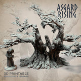 3D Printed Asgard Rising Oak Modular Forest Set 32mm Ragnarok D&D - Charming Terrain