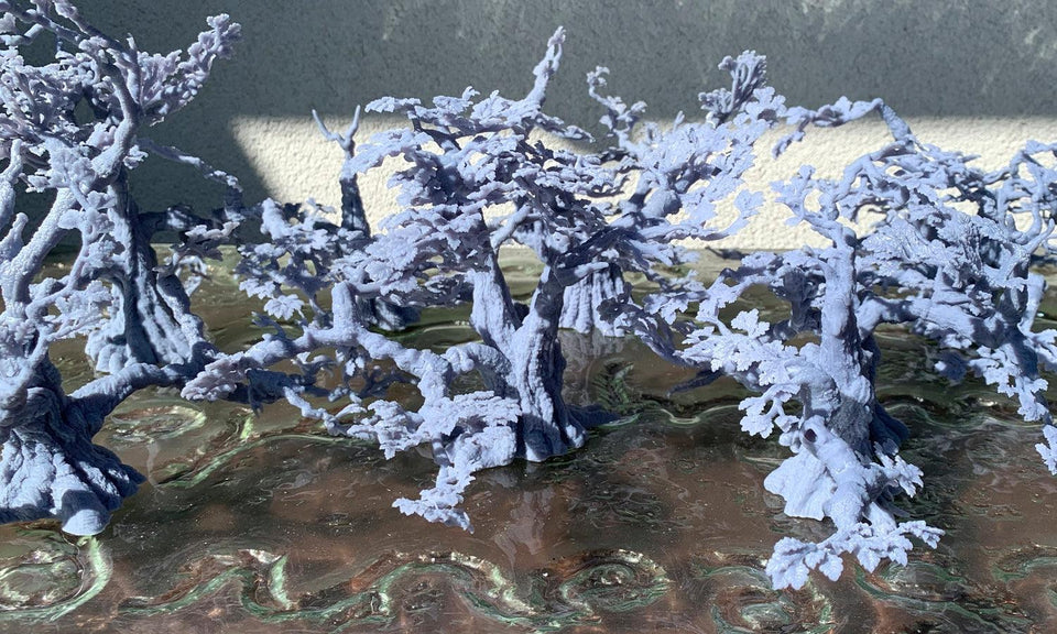 3D Printed Asgard Rising Oak Modular Forest Set 32mm Ragnarok D&D - Charming Terrain