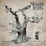 3D Printed Asgard Rising Oak Modular Forest Set 32mm Ragnarok D&D - Charming Terrain