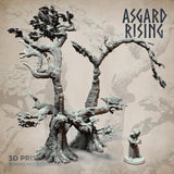 3D Printed Asgard Rising Oak Modular Forest Set 32mm Ragnarok D&D - Charming Terrain