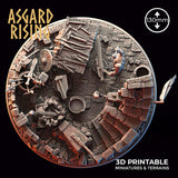 3D Printed Asgard Rising Riddle of Steel Diorama Blacksmith 28mm 32mm Ragnarok D&D - Charming Terrain