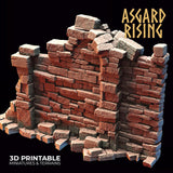 3D Printed Asgard Rising Stone Construction Ruins Small Ruins Set 28mm - 32mm Ragnarok D&D - Charming Terrain