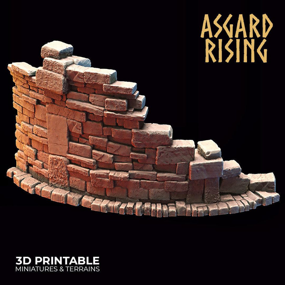 3D Printed Asgard Rising Stone Construction Ruins Small Ruins Set 28mm - 32mm Ragnarok D&D - Charming Terrain
