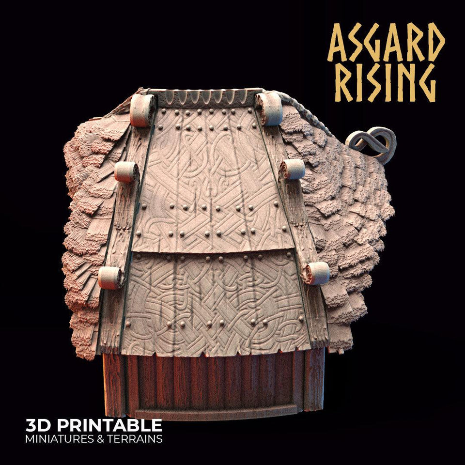 3D Printed Asgard Rising Viking Village Volume 2 Modular Set 28mm - 32mm Ragnarok D&D - Charming Terrain
