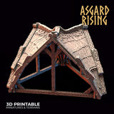 3D Printed Asgard Rising Viking Village Volume 2 Modular Set 28mm - 32mm Ragnarok D&D - Charming Terrain