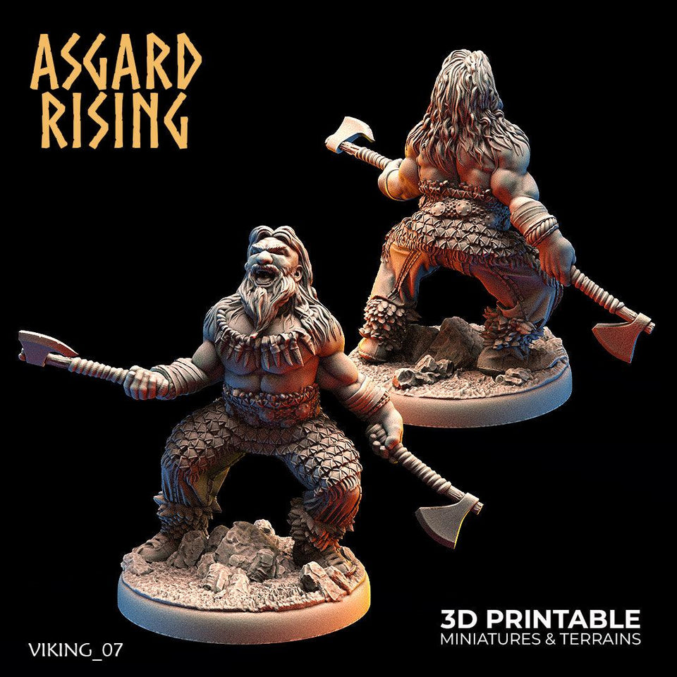 3D Printed Asgard Rising Vikings of the White Bear Clan Hideout Keepers 28mm - 32mm - Charming Terrain