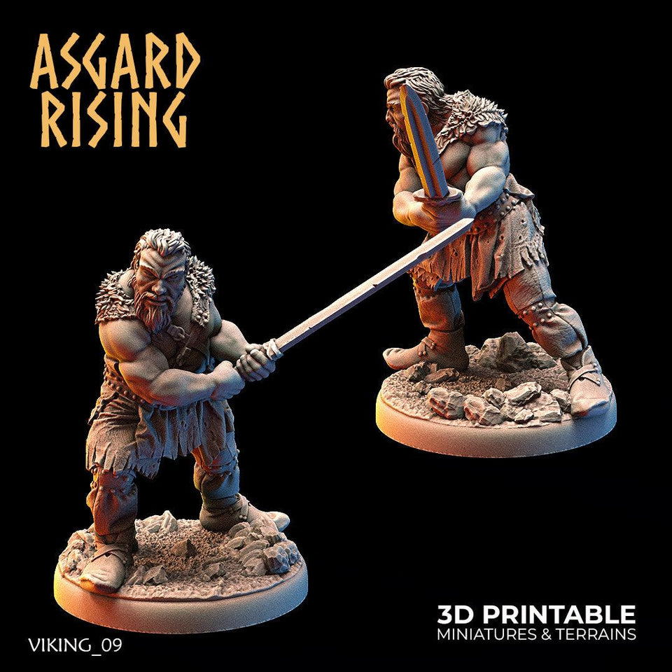 3D Printed Asgard Rising Vikings of the White Bear Clan Hideout Keepers 28mm - 32mm - Charming Terrain