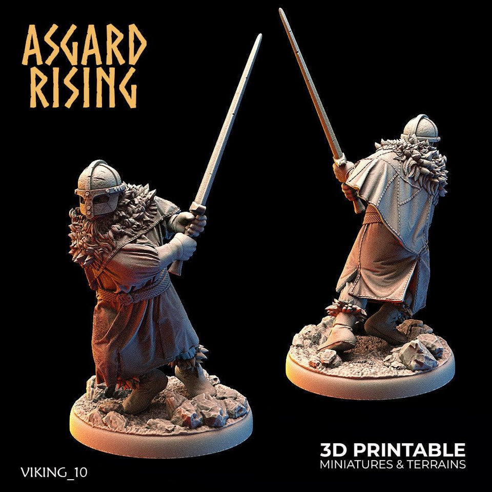 3D Printed Asgard Rising Vikings of the White Bear Clan Hideout Keepers 28mm - 32mm - Charming Terrain