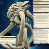 3D Printed Bestiary Vol. 4 Nafarrate - Brain Abomination 32mm Ragnarok D&D - Charming Terrain