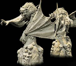 3D Printed Bestiary Vol. 4 Nafarrate - Camazotz Demon Fiend 32mm Ragnarok D&D - Charming Terrain