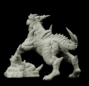 3D Printed Bestiary Vol. 4 Nafarrate - Cidraen Thunder Dragon 32mm Ragnarok D&D - Charming Terrain