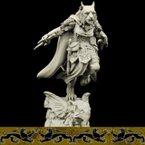 3D Printed Bestiary Vol. 4 Nafarrate - Ishu Tigress 32mm Ragnarok D&D - Charming Terrain