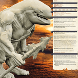 3D Printed Bestiary Vol. 4 Nafarrate - Jikax Killer Whale 32mm Ragnarok D&D - Charming Terrain